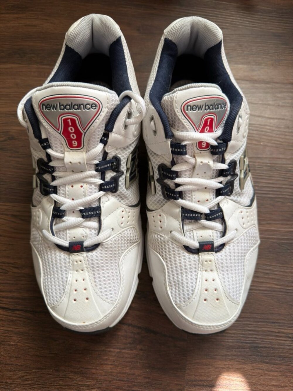 New Balance MX1009WN Mens 9 2E White Navy Red New Without Box